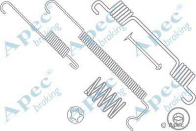 APEC BRAKING kit636 -  Комплектующие, тормозная колодка